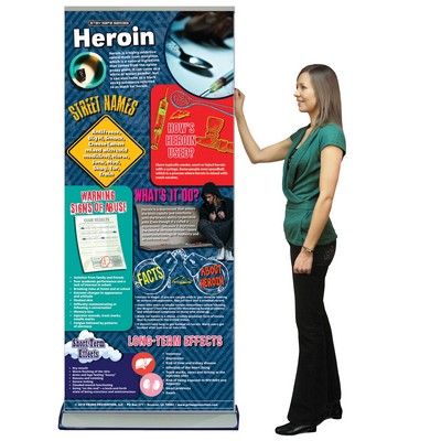 Heroin Retractable Banner