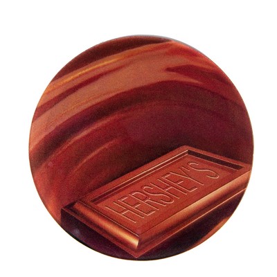 USA Made Round Acrylic Coasters w/Cork Back (3.5")