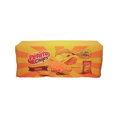 Fitted Table Cover With Open Back - 6'