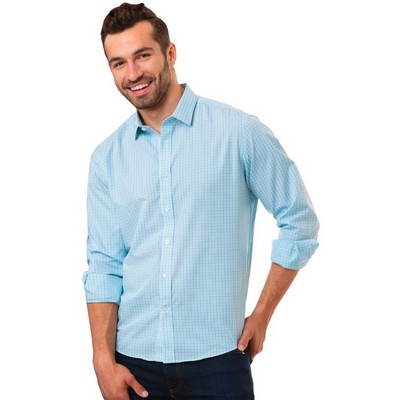 Men's Untucked Tricolor Plaid Shirt