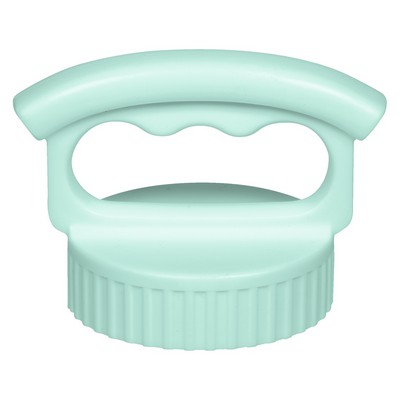 Cool Mint Wide Mouth 3-Finger Lid
