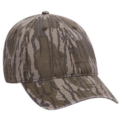 Mossy Oak® Camouflage Garment Washed Superior Cotton Twill Six Panel Low Profile Baseball Cap