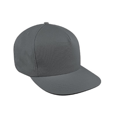 Solid Eyelets Brushed Snapback Trucker Hat