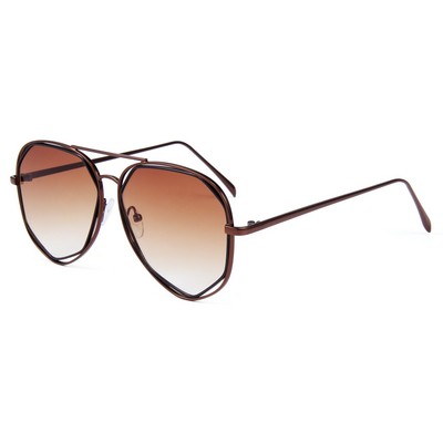 Sunglasses - Brown Gradient Lenses - Brown Frames