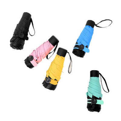 Mini Five Fold Pocket Umbrella