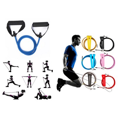 iBank ® Exercise Band + Jump Rope