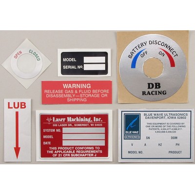 Aluminum Label - CUSTOM