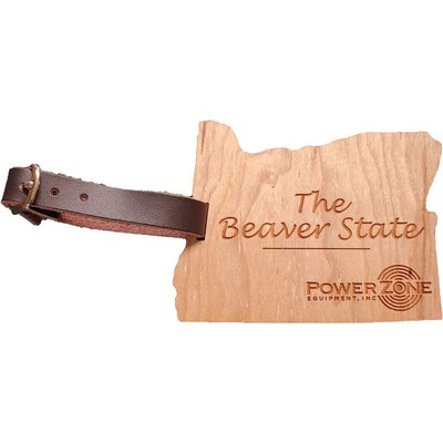 Hardwood State Luggage Tags