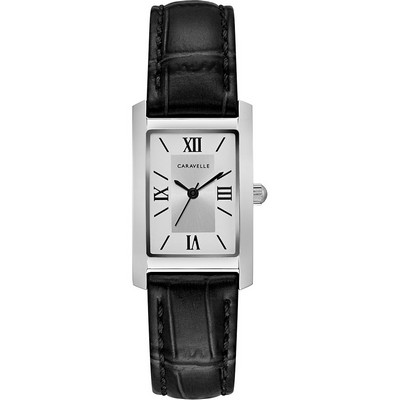 Caravelle Ladies' Watch with Leather Strap