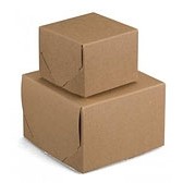 2 Piece Brown Kraft Lock Corner Box (6"x4"x4")