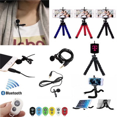 iBank ® Microphone+Tripod+Bluetooth Shutter for Smartphones