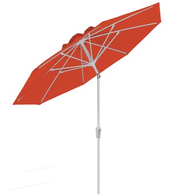 US Made 9' Commercial 8 Panel Market Umbrella w/Crank Lift & Auto Tilt