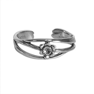 Salisbury Nouveau March Flower of the Month Bracelet