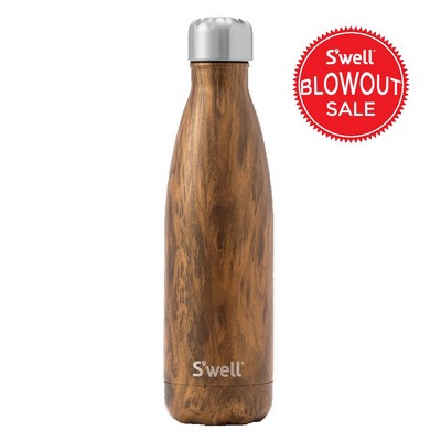 17 Oz. S'well Teakwood Bottle - BLOWOUT SALE!