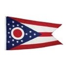 Ohio Indoor Parade Flag w/Fringe (3'x5')