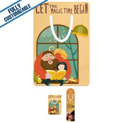 Aluminum Full Color Bookmark w/Radius Corners (2" x 3")