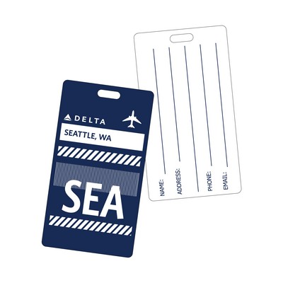 Metal Luggage Tags (3" x 5.5")