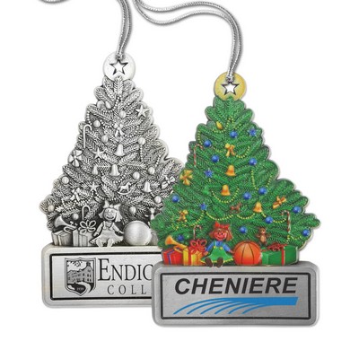 Retail Design Ornament - Christmas Tree (Full Size Pewter)