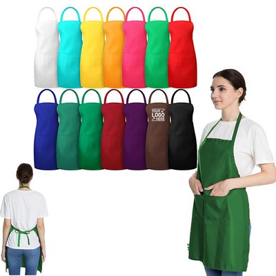 Bib Aprons with 2 Pockets