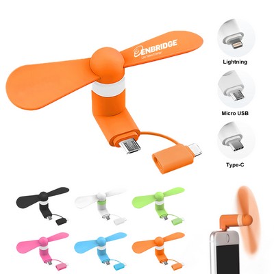 Portable Phone Mini Fan