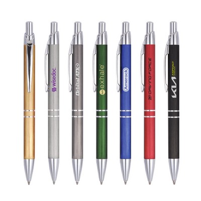 Metallic Click Action Ballpoint Pen