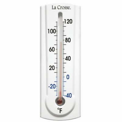 Analog Thermometer w/ Hidden Key Holder (2.5"x6.5")