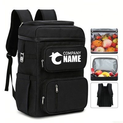 Black Insulated Cooler Bag