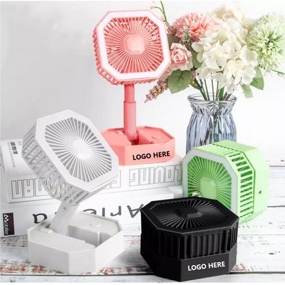 Foldable Fan w/Light