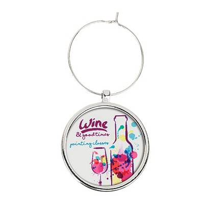 Wine Glass Charm Insert Holder/Insert Not Included