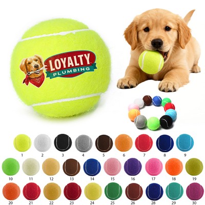 2.5"D Pet Toy Fido's Dog Fetching Tennis Ball