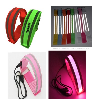 Rechargeable LED Armband w/USB Charging