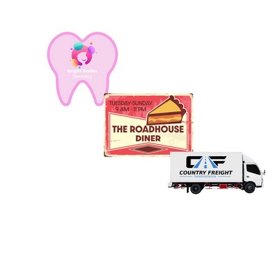 35 Sq. Inch Custom Indoor Magnet 35 Mil