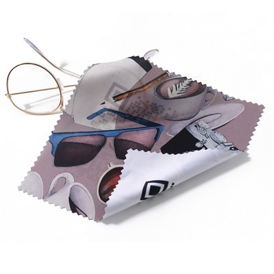 Double Sided Full Color Sublimation Microfiber Cleaning Cloth