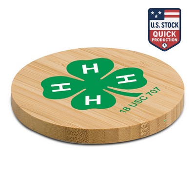 Bamboo Eco-Friendly 15W Wireless Charger