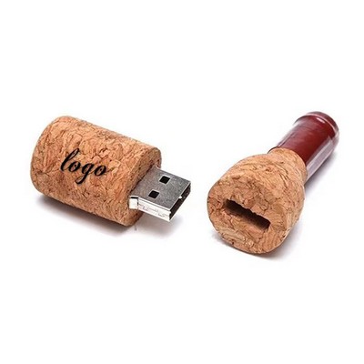 Creative Cork Wine Bottle USB Flash Drive