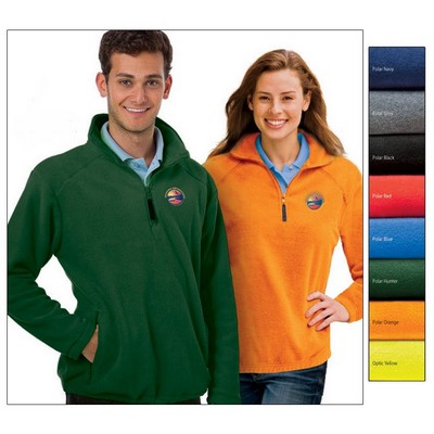 Adult Micro Fleece ¼-Zip Pullover Shirt