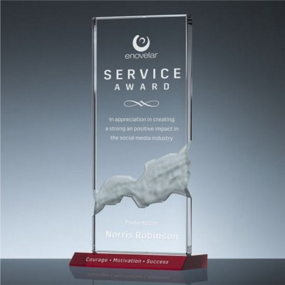 Cascade Award w/Red Base (5"x 11")
