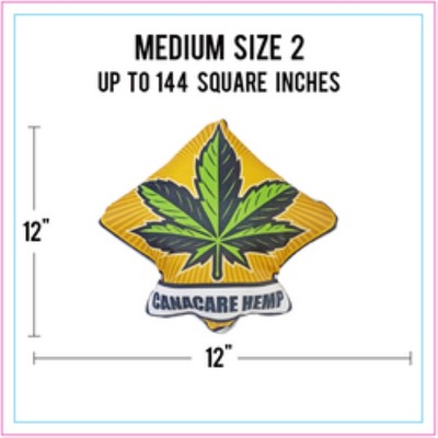 Medium Size 2 Full Color Life-Like Pillow (Up to 144 square inches)