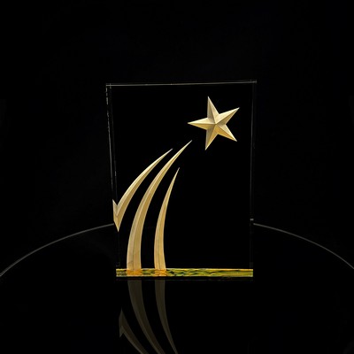 3D Carved Shooting Star