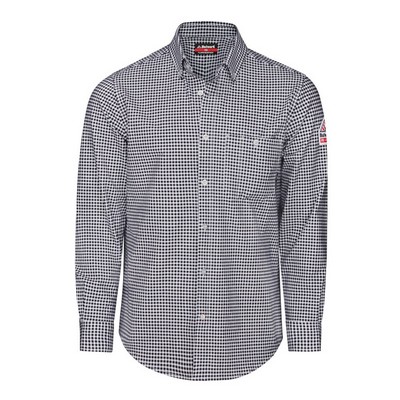 Bulwark™ Men's Flex Knit Button Down Shirt - Charcoal Gray