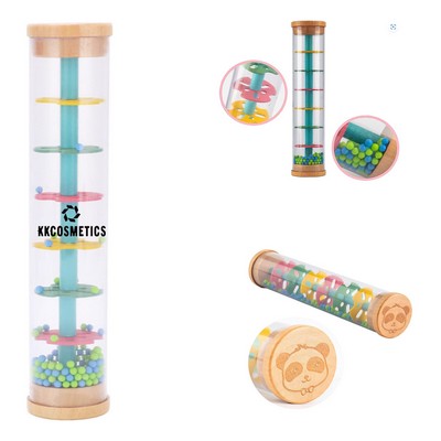 8" Wooden Rainstick Shaker Music Sensory Auditory Instrument Toy