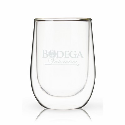 True® Double Walled Wine Glass, set of 2