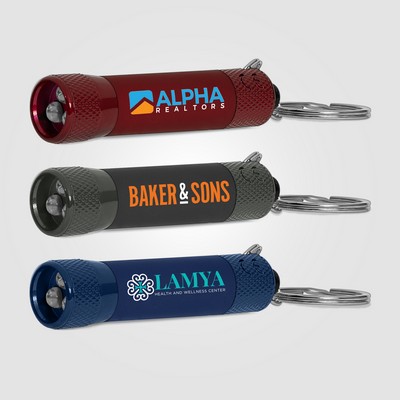 Chroma Softy Monochrome Classic - LED Flashlight with Keyring - Full-Color Inkjet