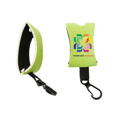 Neoprene Cover for 1 oz Hand Sanitizer Bottle with Key Chain