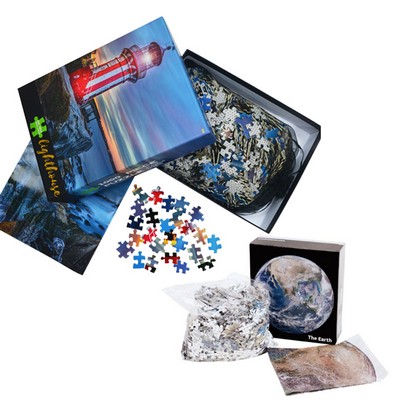 20"x20" 300/500/1000-Piece Custom Full Color Paper Jigsaw/Puzzle