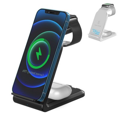 3" 1 Wireless Fast Charger Station