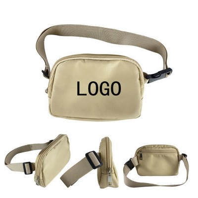 600D Nylon Waist Bag with Adjustable Strap