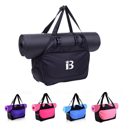 Yoga Fitness Canvas Duffel Bag