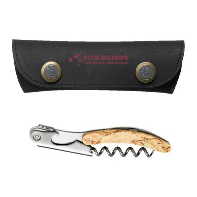 Laguiole 2-Button Corkscrew Gift Sleeve