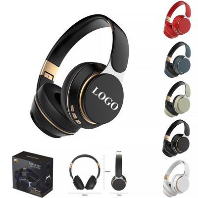 Wireless Head-Mounted Sports Bluetooth Headphones